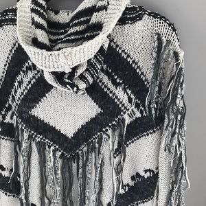 Free People Show Me the Fringe Cardigan Sz XS